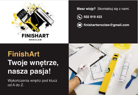 Zdjęcie na okładce dla Finish Art Wrocław - Remonty, wykończenia wnętrz. Siechnice